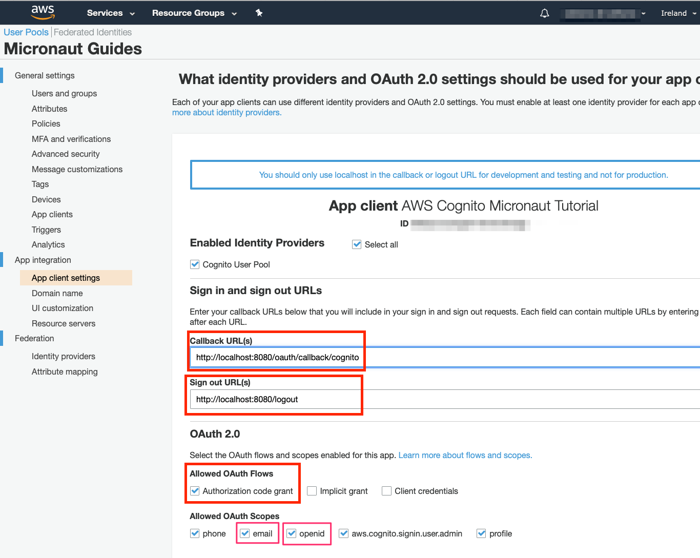aws cognito 5