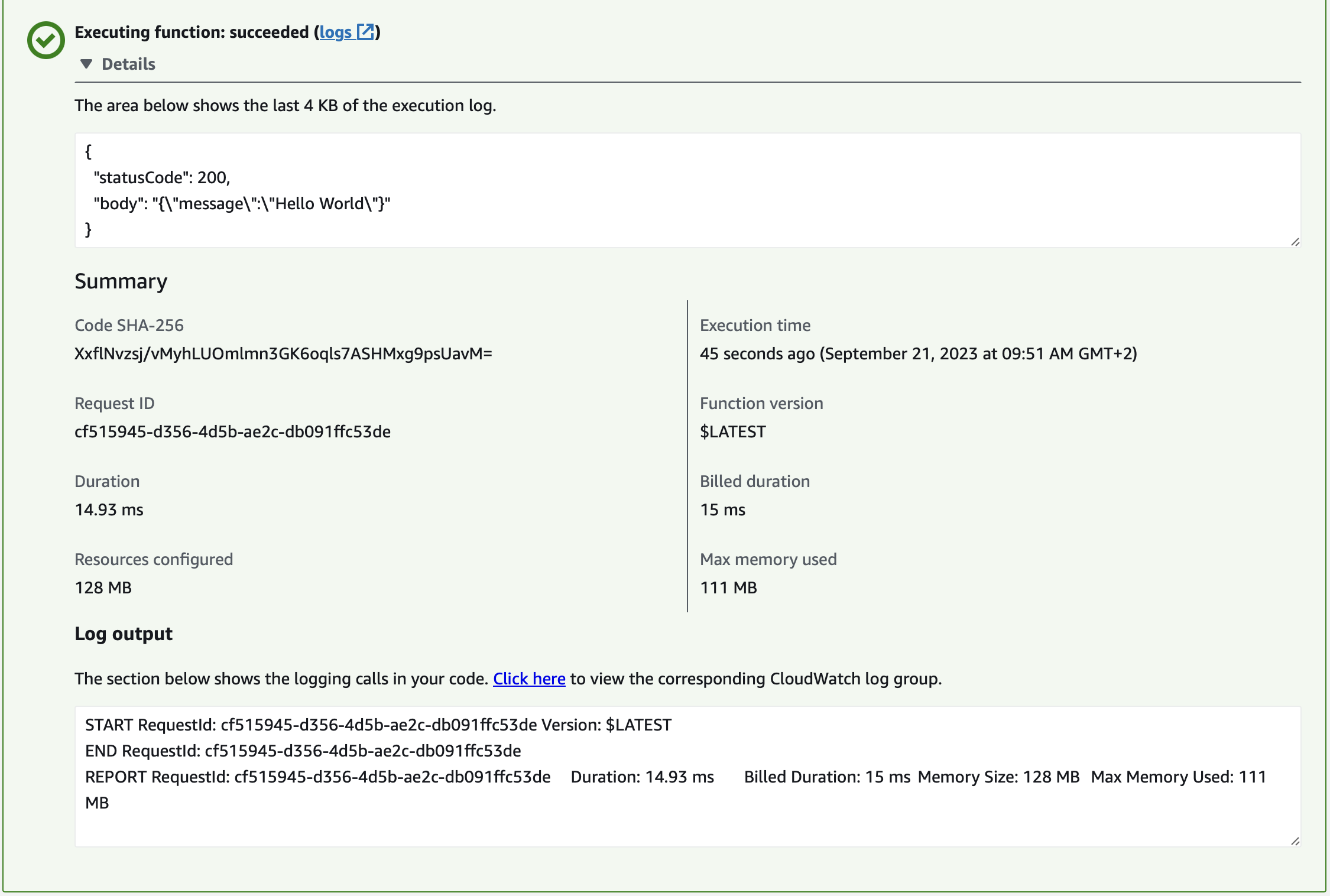 aws lambda function graalvm warm startup