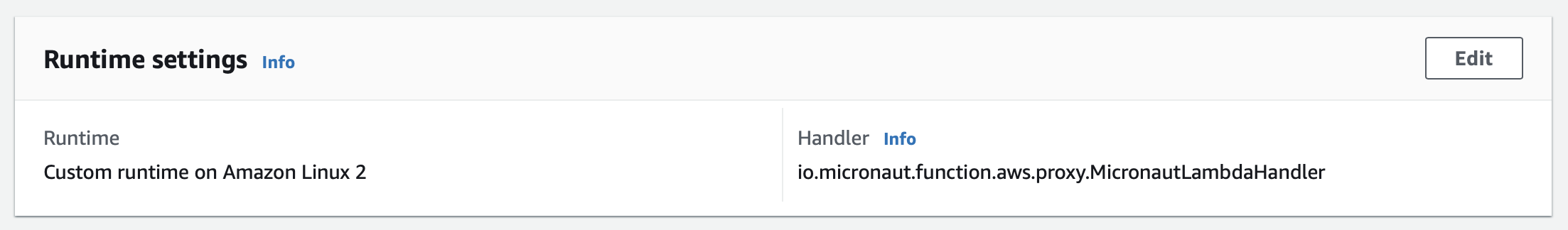 lambda custom runtime micronaut lambda handler