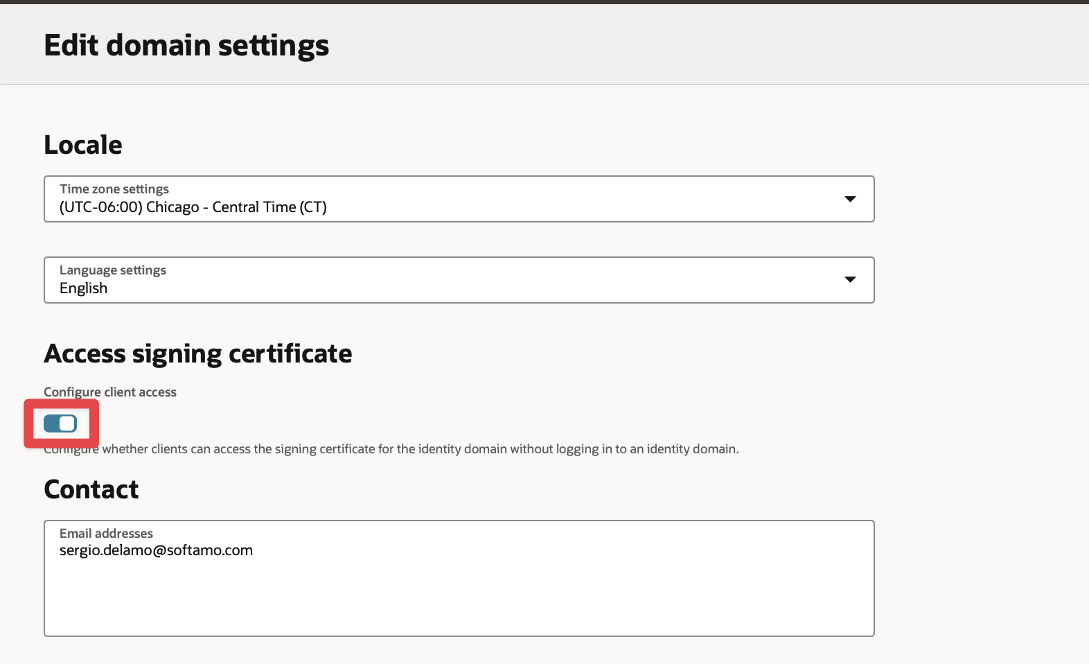 oci access signing certificate